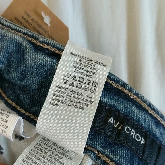 Lucky Brand Ava Crop Skinny Stretch Jeans - Picture 5 of 5
